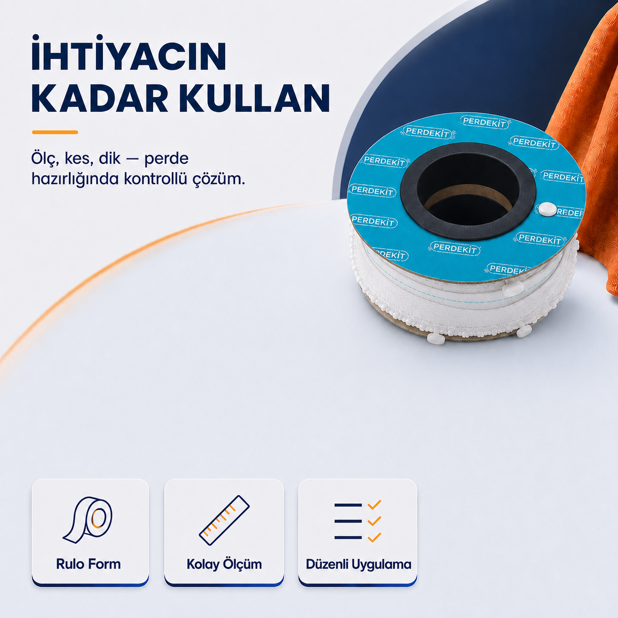 Perdekit Kolay Perde Takma Seti