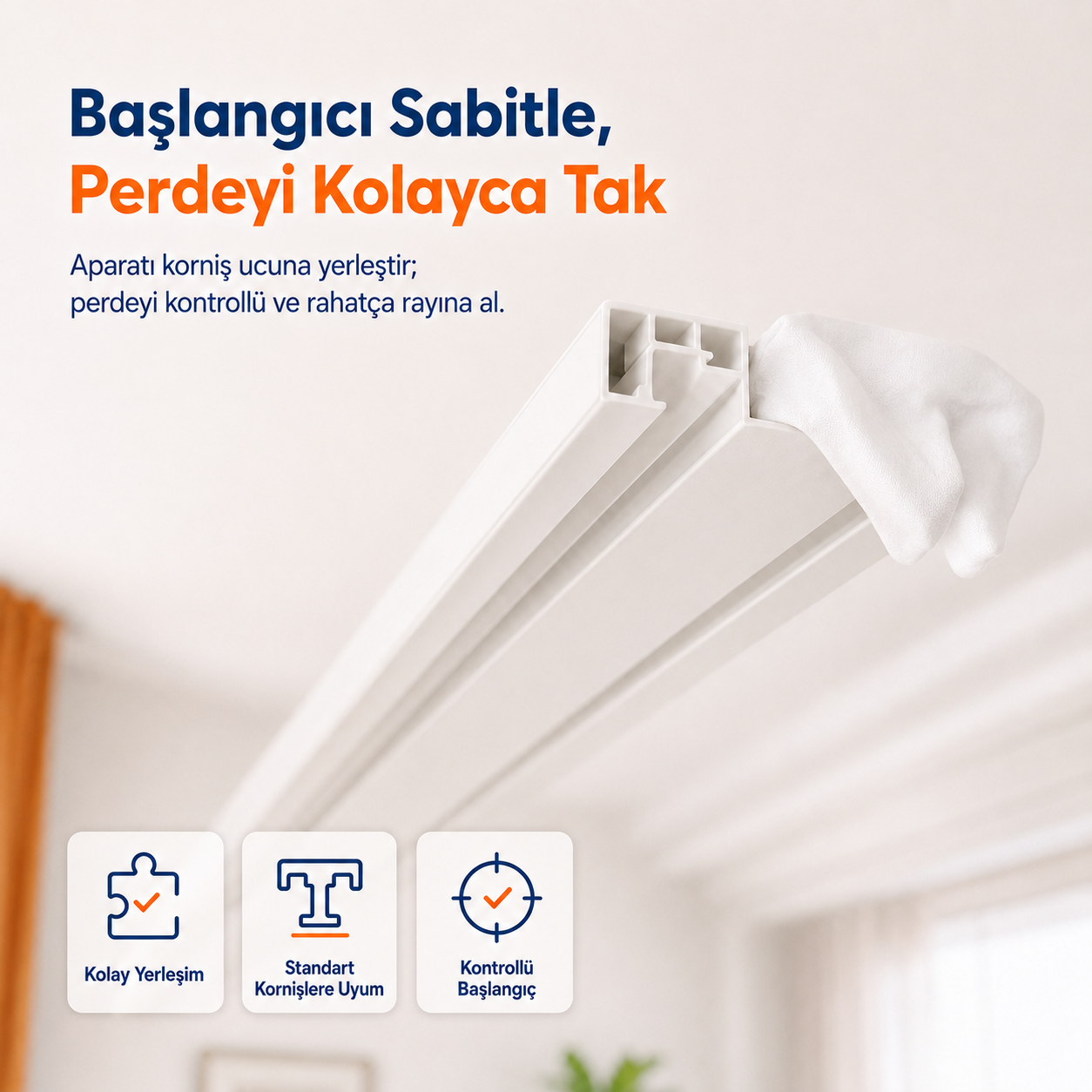 Perdekit Kolay Perde Takma Seti