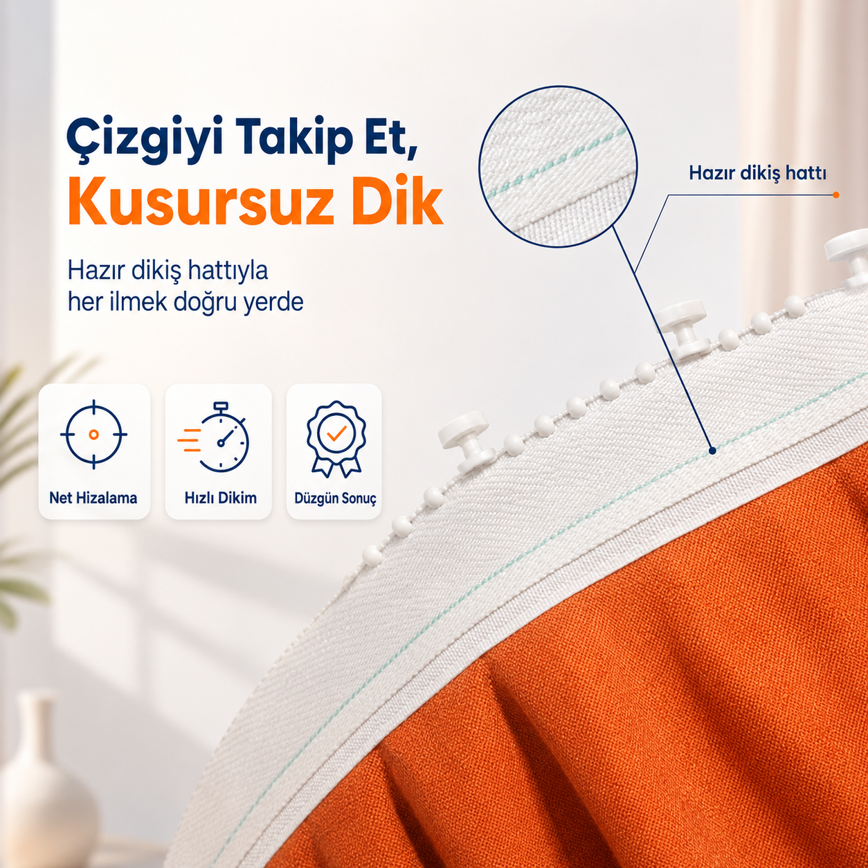 Perdekit Kolay Perde Takma Seti